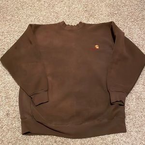 Brown xl Carhartt heavy sweatshirt.